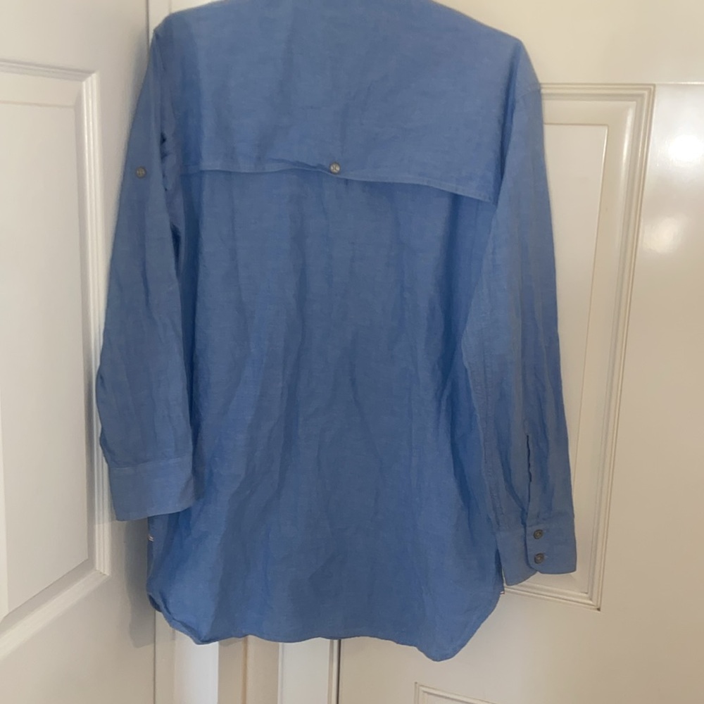 Rag & Bone Chambray Denim Button Down Dress SZ 2 - Picture 6 of 6